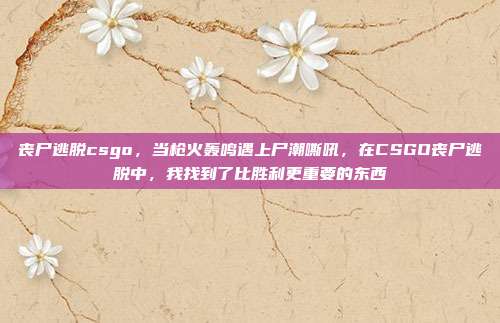 丧尸逃脱csgo,当枪火轰鸣遇上尸潮嘶吼,在CSGO丧尸逃脱中,我找到了比胜利更重要的东西