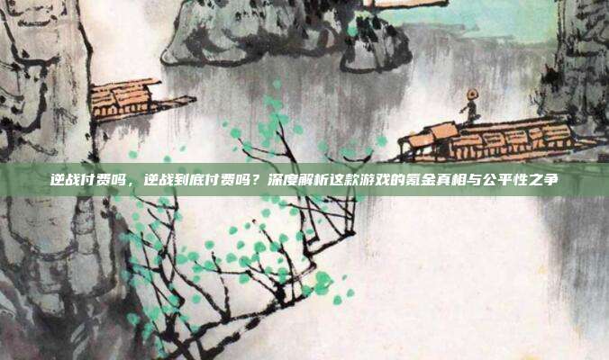 逆战付费吗,逆战到底付费吗?深度解析这款游戏的氪金真相与公平性之争