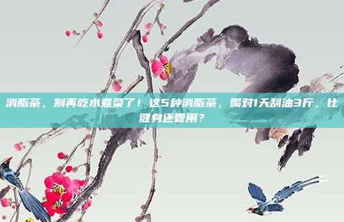 消脂茶,别再吃水煮菜了!这5种消脂茶,喝对1天刮油3斤,比健身还管用?