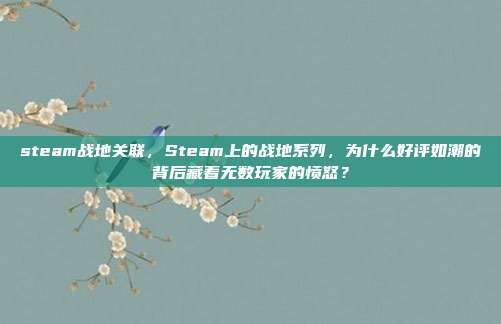 steam战地关联,Steam上的战地系列,为什么好评如潮的背后藏着无数玩家的愤怒?