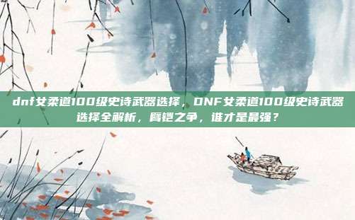 dnf女柔道100级史诗武器选择,DNF女柔道100级史诗武器选择全解析,臂铠之争,谁才是最强?