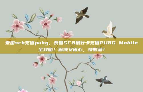 泰国scb充值pubg,泰国SCB银行卡充值PUBG Mobile全攻略!省钱又省心,快收藏!