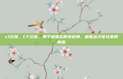 cf云琼,CF云琼,那个被遗忘的女枪神,藏着多少老玩家的青春