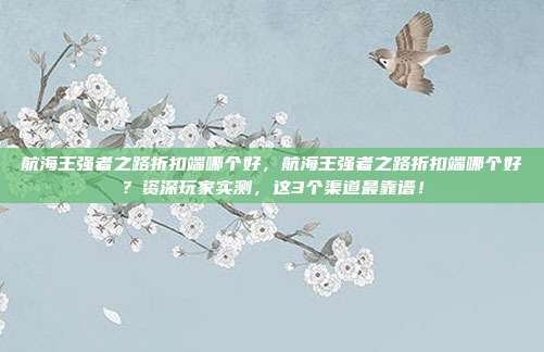 航海王强者之路折扣端哪个好,航海王强者之路折扣端哪个好?资深玩家实测,这3个渠道最靠谱!