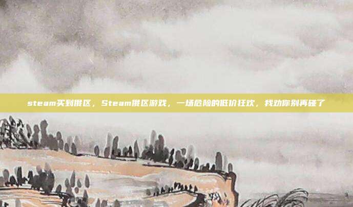 steam买到俄区，Steam俄区游戏，一场危险的低价狂欢，我劝你别再碰了