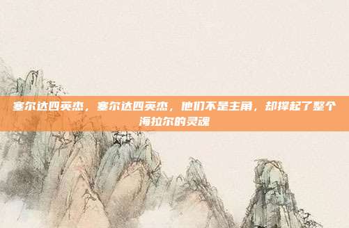 塞尔达四英杰,塞尔达四英杰,他们不是主角,却撑起了整个海拉尔的灵魂
