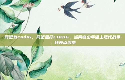网吧有cod16，网吧里打COD16，当网瘾少年遇上现代战争，我差点泪崩