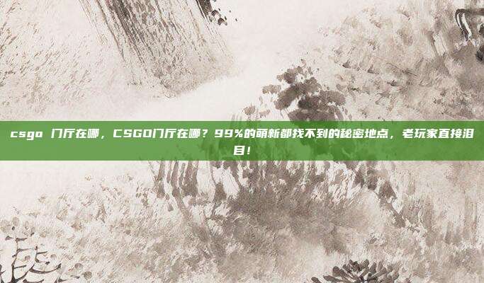 csgo 门厅在哪,CSGO门厅在哪?99%的萌新都找不到的秘密地点,老玩家直接泪目!