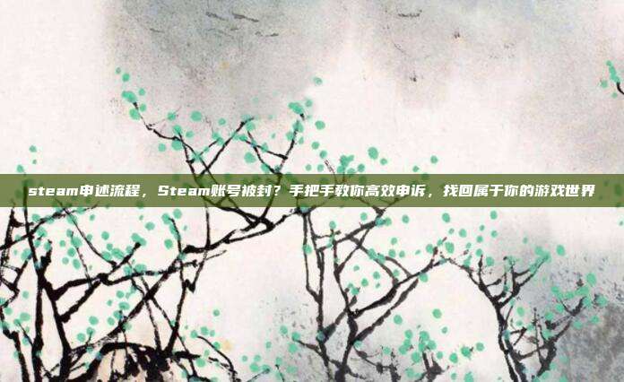 steam申述流程，Steam账号被封？手把手教你高效申诉，找回属于你的游戏世界