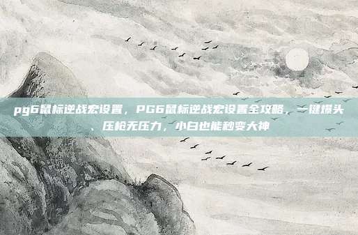 pg6鼠标逆战宏设置，PG6鼠标逆战宏设置全攻略，一键爆头、压枪无压力，小白也能秒变大神