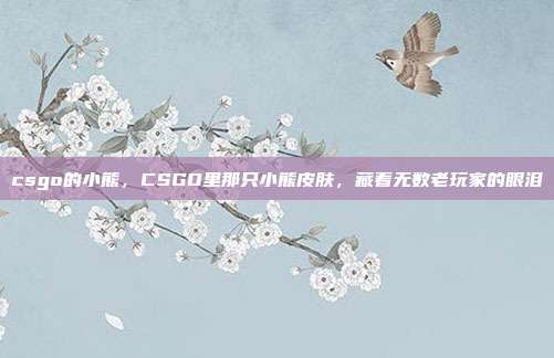 csgo的小熊,CSGO里那只小熊皮肤,藏着无数老玩家的眼泪