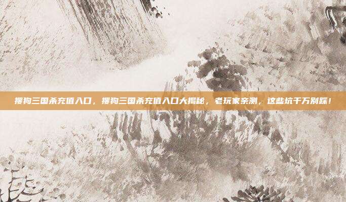 搜狗三国杀充值入口，搜狗三国杀充值入口大揭秘，老玩家亲测，这些坑千万别踩！