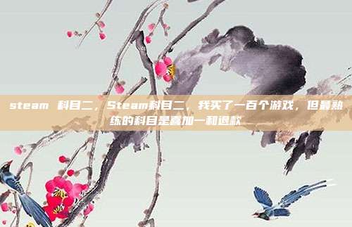 steam 科目二，Steam科目二，我买了一百个游戏，但最熟练的科目是喜加一和退款