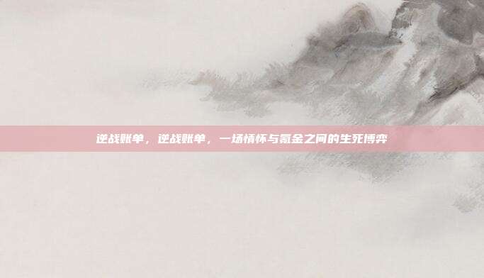 逆战账单，逆战账单，一场情怀与氪金之间的生死博弈