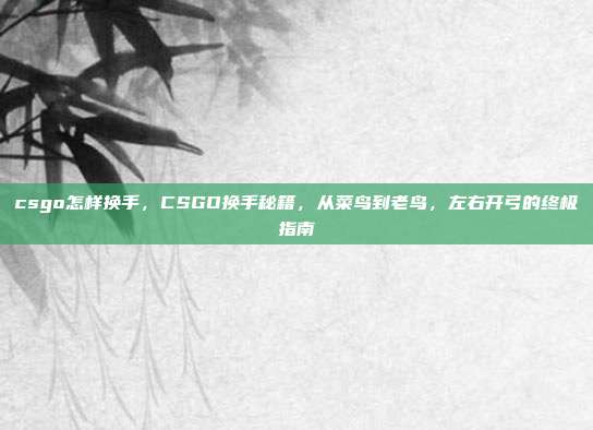 csgo怎样换手,CSGO换手秘籍,从菜鸟到老鸟,左右开弓的终极指南