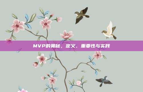 MVP的奥秘，定义、重要性与实践