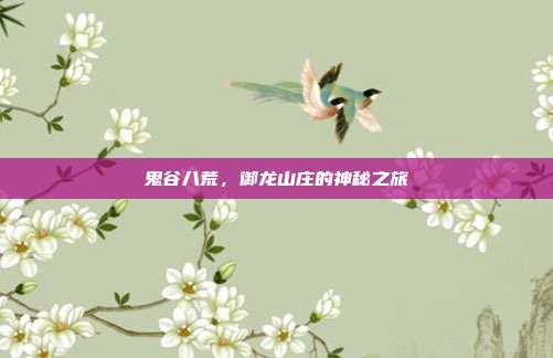 鬼谷八荒，御龙山庄的神秘之旅