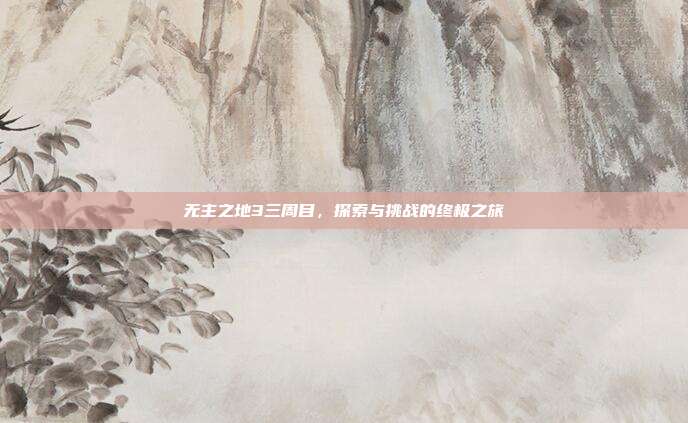 无主之地3三周目，探索与挑战的终极之旅