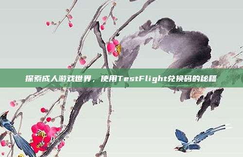 探索成人游戏世界，使用TestFlight兑换码的秘籍