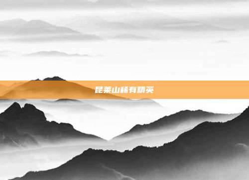 昆莱山稀有精英