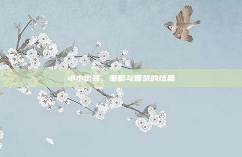 小小出装，策略与智慧的结晶
