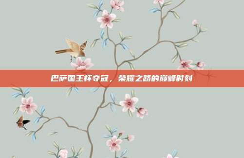 巴萨国王杯夺冠，荣耀之路的巅峰时刻