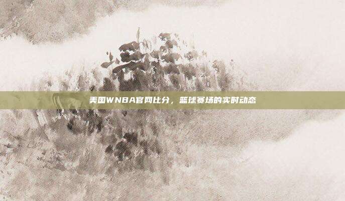 美国WNBA官网比分，篮球赛场的实时动态