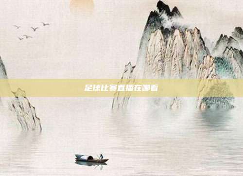 足球比赛直播在哪看