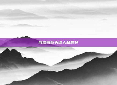 网球四巨头谁人品最好