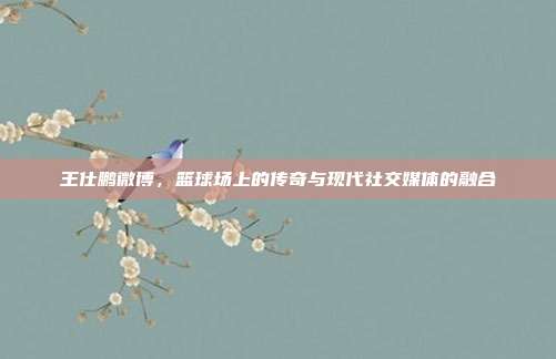 王仕鹏微博，篮球场上的传奇与现代社交媒体的融合