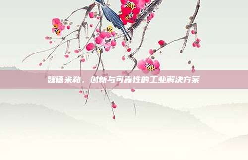 魏德米勒，创新与可靠性的工业解决方案