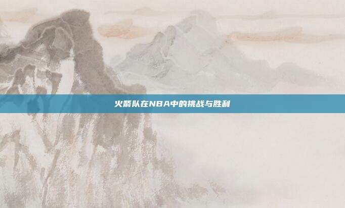 火箭队在NBA中的挑战与胜利