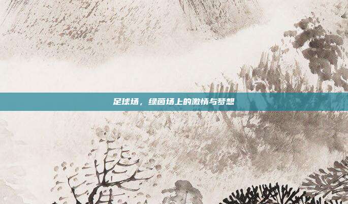足球场，绿茵场上的激情与梦想