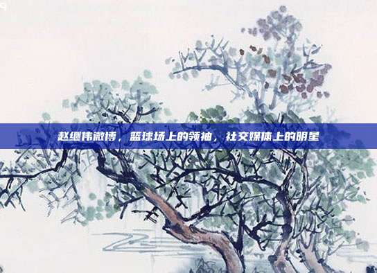 赵继伟微博，篮球场上的领袖，社交媒体上的明星