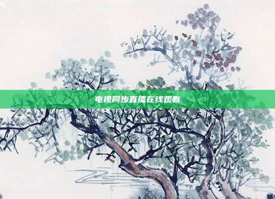 电视同步直播在线观看