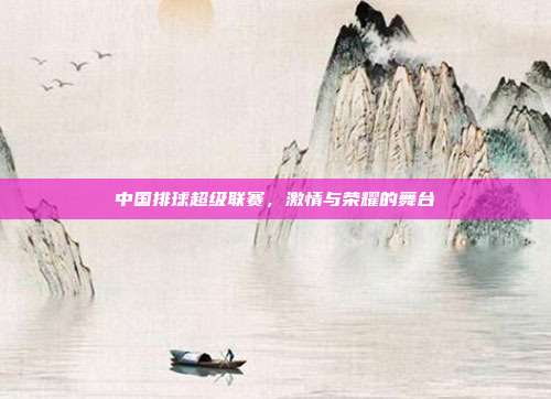 中国排球超级联赛,激情与荣耀的舞台