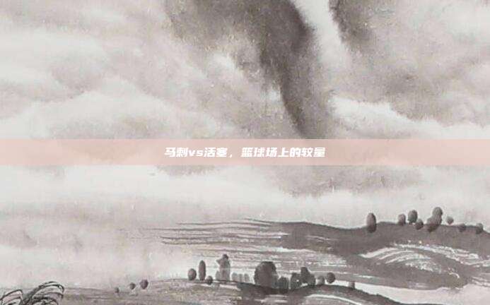 马刺vs活塞,篮球场上的较量