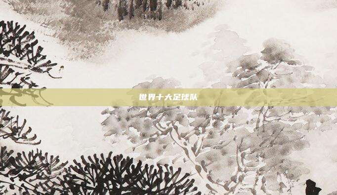 世界十大足球队