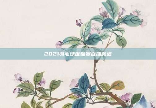 2021羽毛球世锦赛直播频道