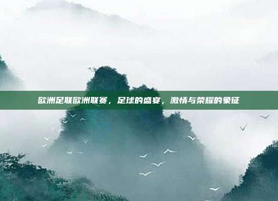 欧洲足联欧洲联赛,足球的盛宴,激情与荣耀的象征