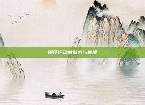 田径运动的魅力与挑战