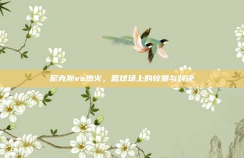 尼克斯vs热火，篮球场上的较量与对决