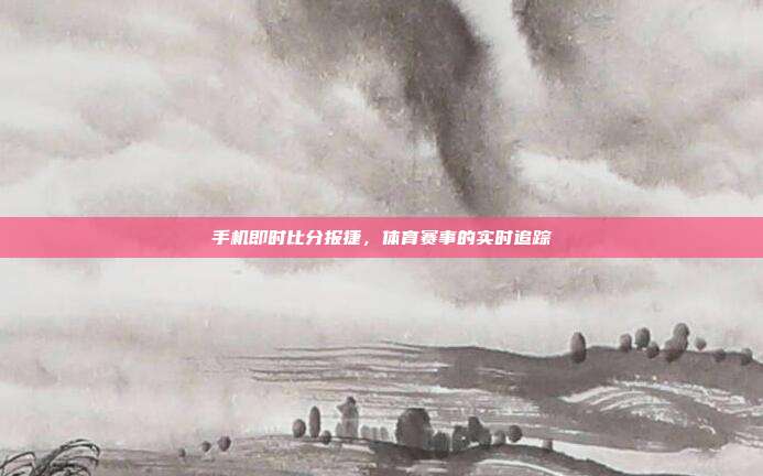手机即时比分报捷,体育赛事的实时追踪