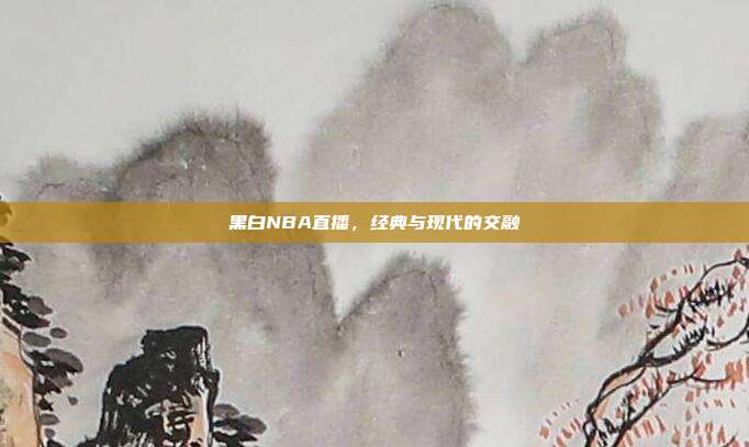 黑白NBA直播,经典与现代的交融