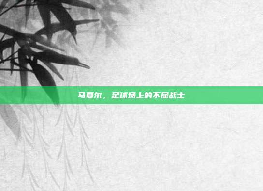 马夏尔，足球场上的不屈战士