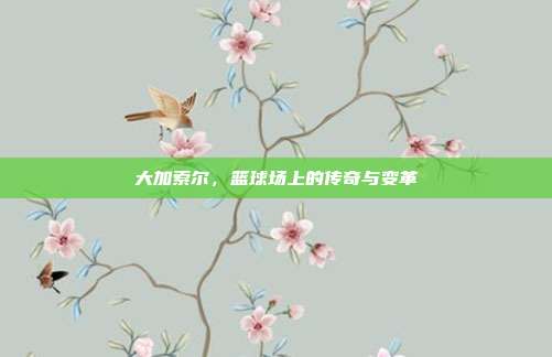 大加索尔,篮球场上的传奇与变革