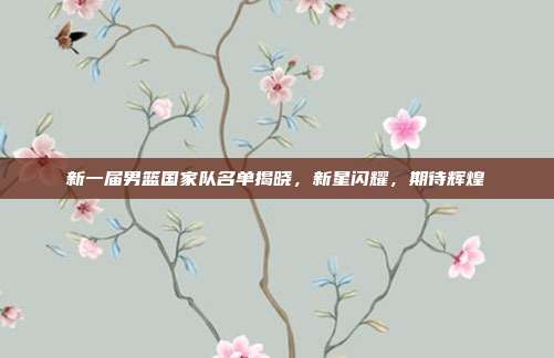 新一届男篮国家队名单揭晓，新星闪耀，期待辉煌