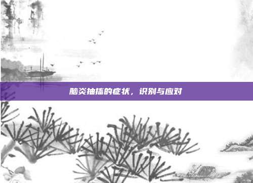 脑炎抽搐的症状，识别与应对