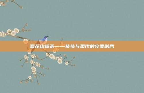 菊花山楂茶——传统与现代的完美融合