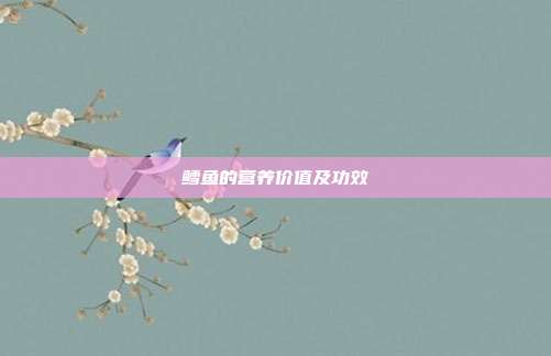 鳕鱼的营养价值及功效